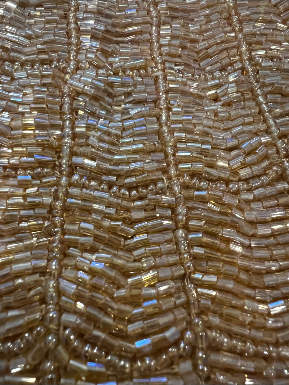Gold Beaded Ladies Evening Bag - Picture 6 of 9